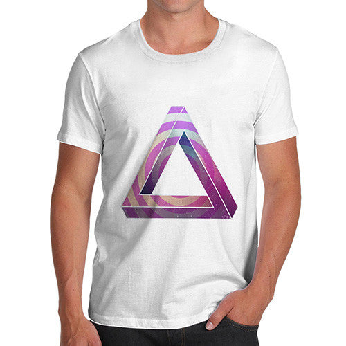 Men's Geometric Patterned Penrose Triangle T-Shirt