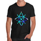 Men's Geometric Paint Splattered Shapes T-Shirt