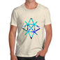 Men's Geometric Paint Splattered Shapes T-Shirt