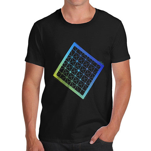 Men's Geometric Halftone Square T-Shirt