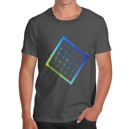 Men's Geometric Halftone Square T-Shirt