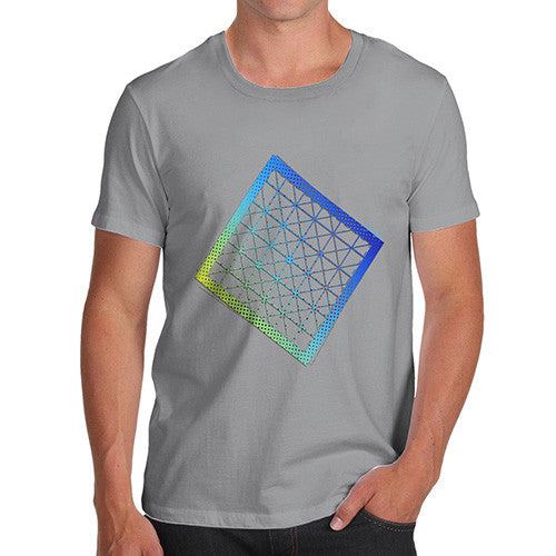 Men's Geometric Halftone Square T-Shirt