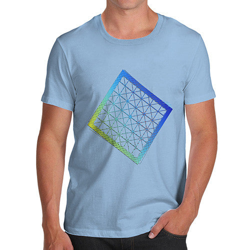 Men's Geometric Halftone Square T-Shirt