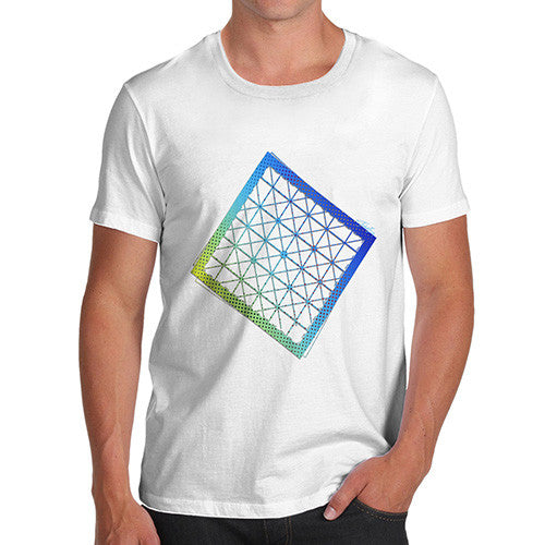 Men's Geometric Halftone Square T-Shirt