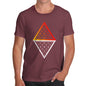 Men's Geometric Triangle Polygons T-Shirt