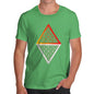 Men's Geometric Triangle Polygons T-Shirt