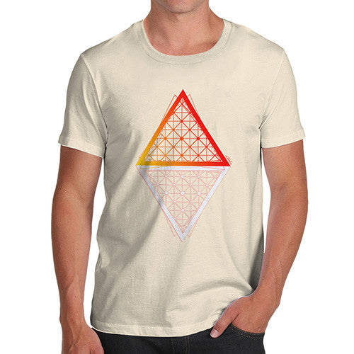 Men's Geometric Triangle Polygons T-Shirt