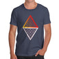 Men's Geometric Triangle Polygons T-Shirt