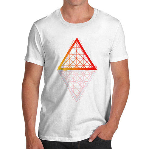 Men's Geometric Triangle Polygons T-Shirt