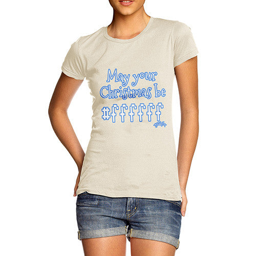 Women's May Your Christmas Be #ffffff T-Shirt