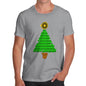 Men's Mathematical Christmas Tree T-Shirt