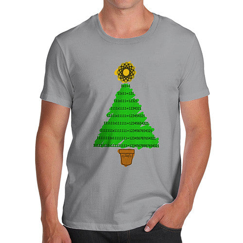 Men's Mathematical Christmas Tree T-Shirt