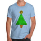 Men's Mathematical Christmas Tree T-Shirt