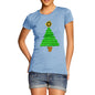 Women's Mathematical Christmas Tree T-Shirt