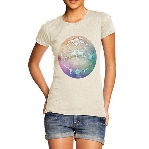 Women's Decorative Doves In Love T-Shirt