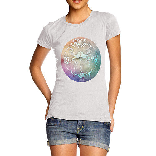 Women's Decorative Doves In Love T-Shirt