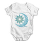 Decorative Blue Mandala Baby Grow Bodysuit