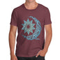 Men's Decorative Blue Mandala T-Shirt