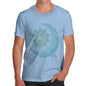 Men's Decorative Blue Mandala T-Shirt