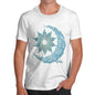 Men's Decorative Blue Mandala T-Shirt