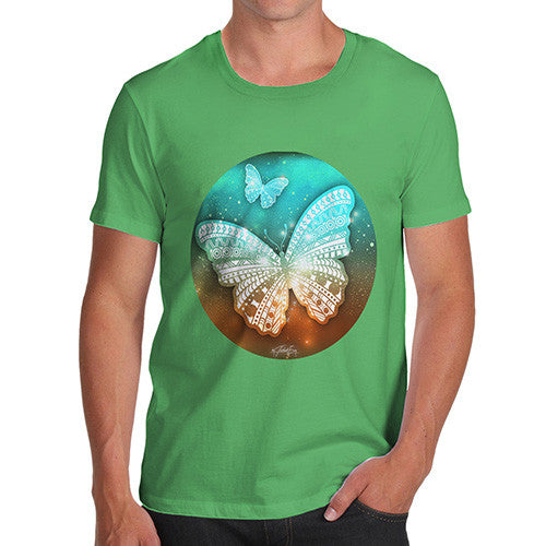 Men's Butterflies In Space T-Shirt