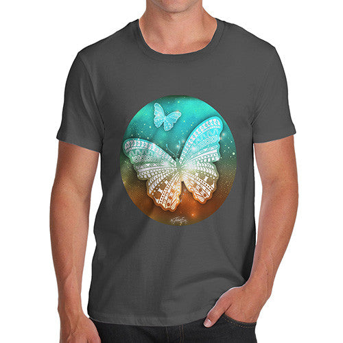 Men's Butterflies In Space T-Shirt
