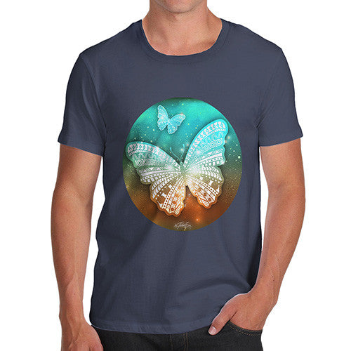 Men's Butterflies In Space T-Shirt