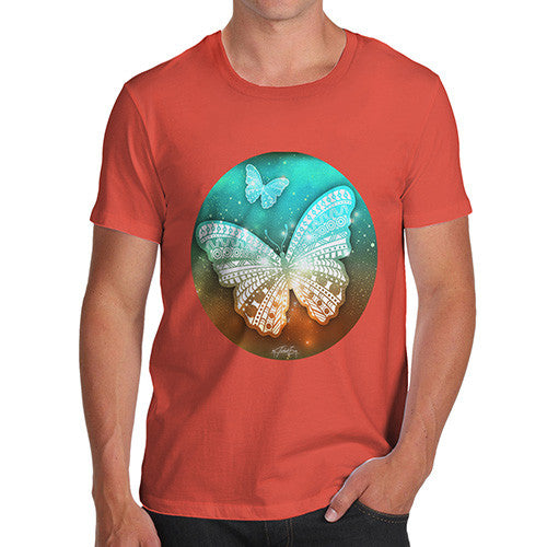 Men's Butterflies In Space T-Shirt