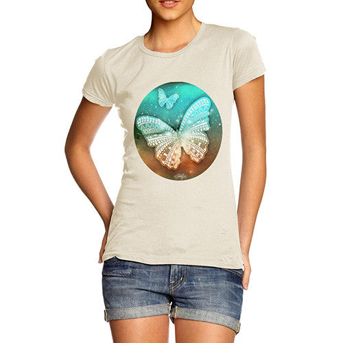 Women's Butterflies In Space T-Shirt