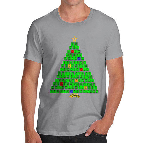 Men's Periodic Table Christmas Tree T-Shirt