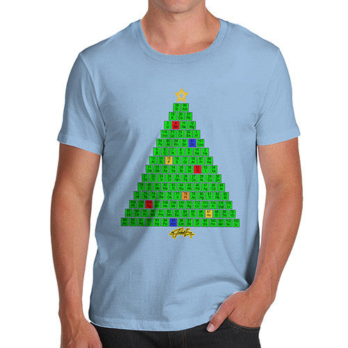 Men's Periodic Table Christmas Tree T-Shirt