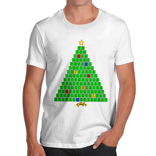 Men's Periodic Table Christmas Tree T-Shirt
