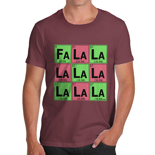 Men's Periodic Table Fa La La La La T-Shirt