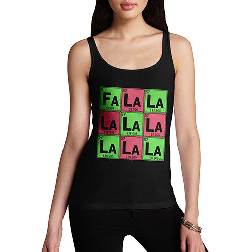 Women's Periodic Table Fa La La La La Tank Top