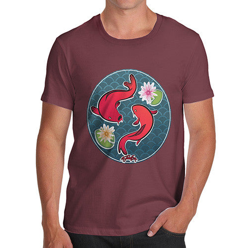 Men's Decorative Red Fish T-Shirt