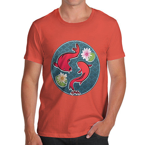 Men's Decorative Red Fish T-Shirt