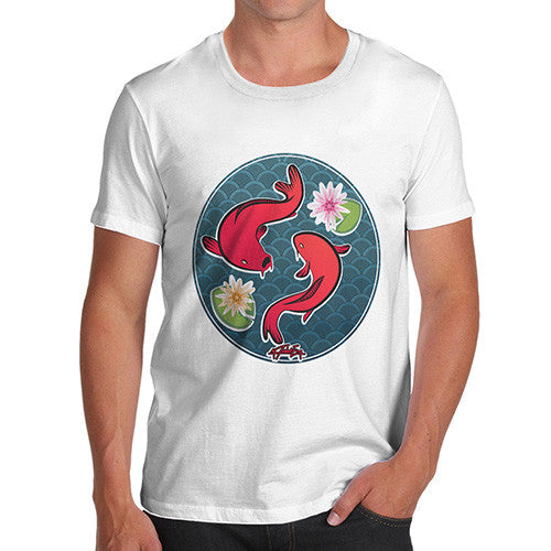 Men's Decorative Red Fish T-Shirt