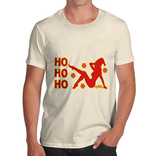 Men's Ho Ho Ho Pin-Up Silhouette T-Shirt
