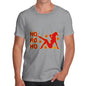 Men's Ho Ho Ho Pin-Up Silhouette T-Shirt