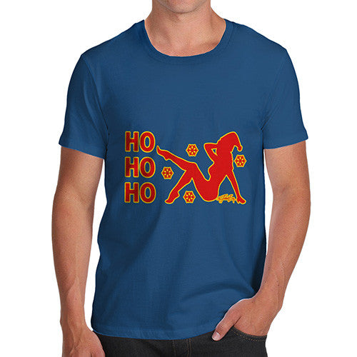 Men's Ho Ho Ho Pin-Up Silhouette T-Shirt