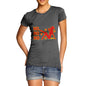 Women's Ho Ho Ho Pin-Up Silhouette T-Shirt