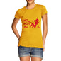 Women's Ho Ho Ho Pin-Up Silhouette T-Shirt