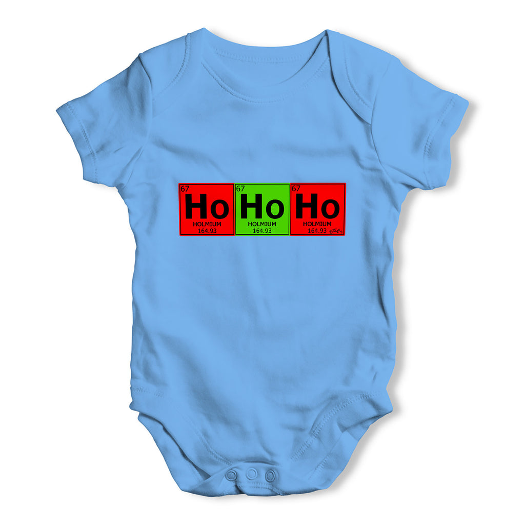 Periodic Table Ho Ho Ho Baby Grow Bodysuit