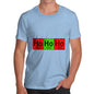 Men's Periodic Table Ho Ho Ho T-Shirt