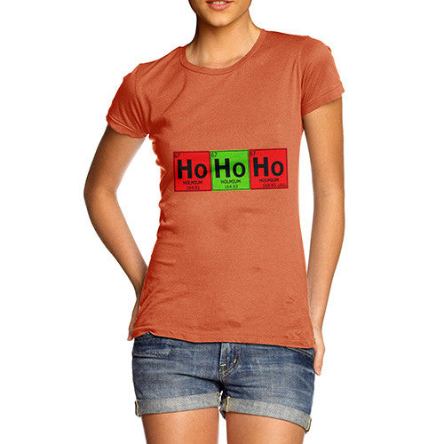 Women's Periodic Table Ho Ho Ho T-Shirt