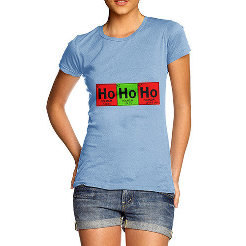 Women's Periodic Table Ho Ho Ho T-Shirt