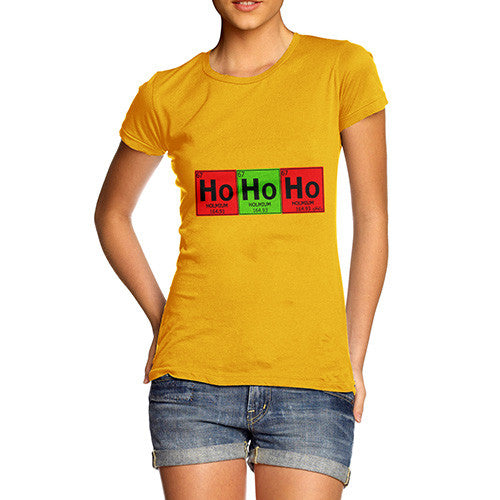 Women's Periodic Table Ho Ho Ho T-Shirt