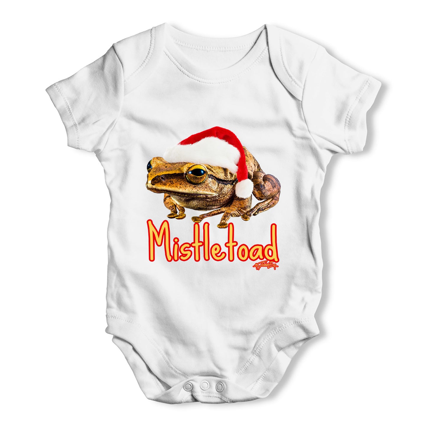 Mistletoad Baby Grow Bodysuit