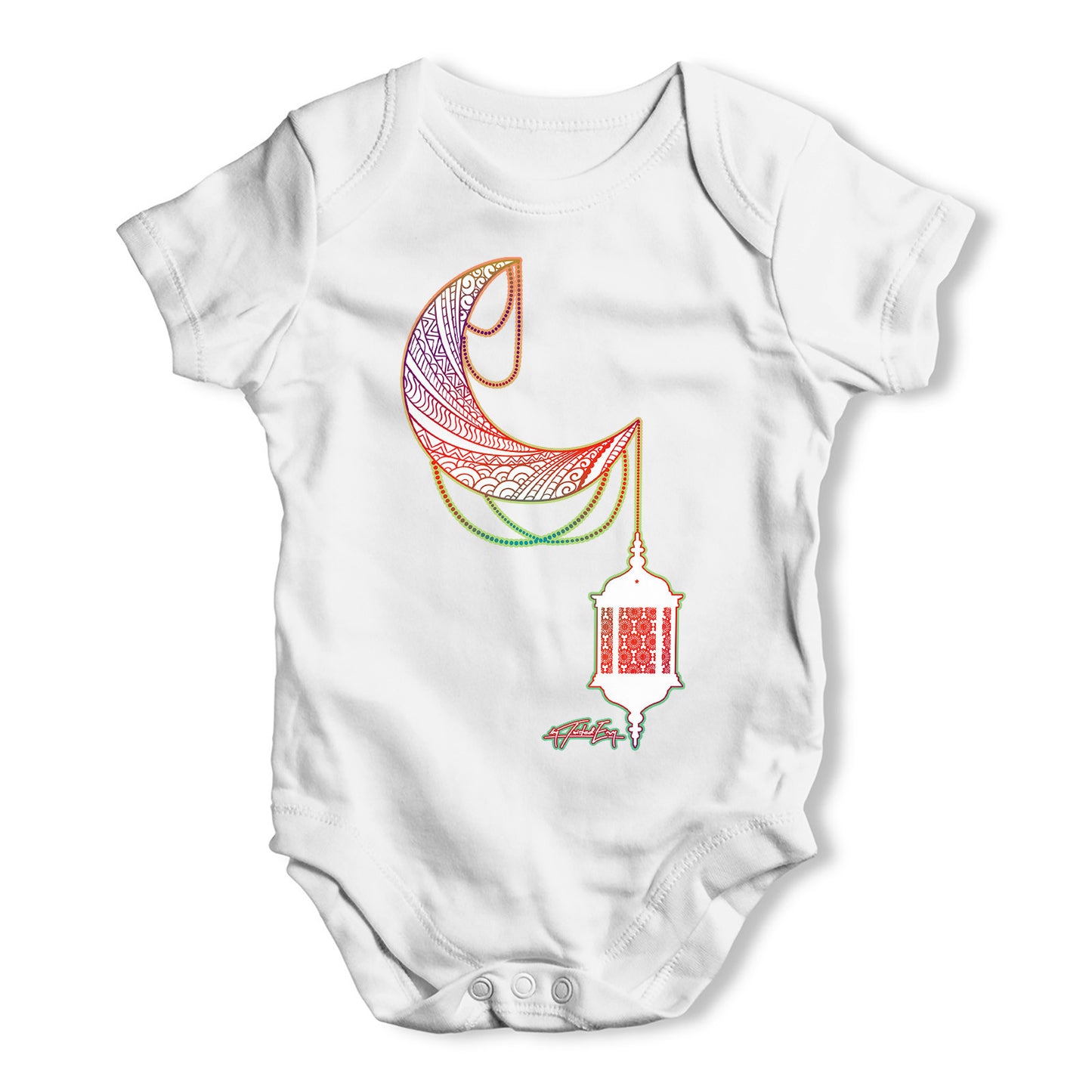 Decorative Moon Lantern Baby Grow Bodysuit