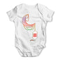 Decorative Moon Lantern Baby Grow Bodysuit